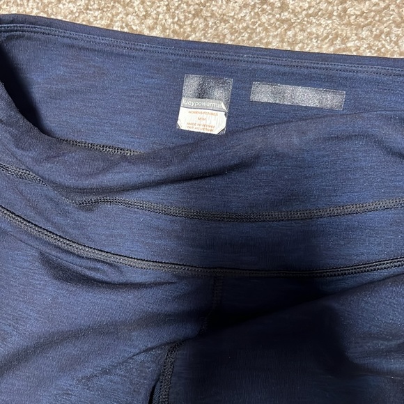 Navy Blue Lucy Powermax workout capri pants size M - Picture 5 of 6